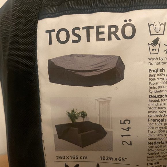NEW IKEA TOSTERÖ Cover For Outdoor Furniture 3-seat corner sofas & coffee table - Picture 3 of 5